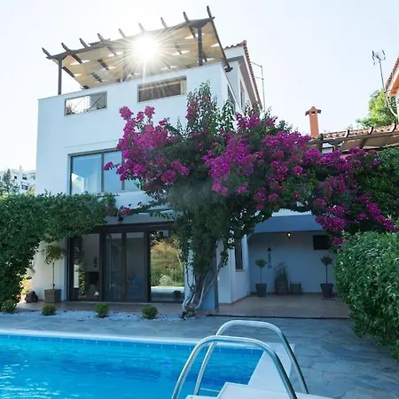 Muses Chalkida Κατοικία Με Πισίνα Kanithos Exterior photo
